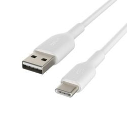 Oplaadkabel belkin cab001bt2mwh wit usb-a male naar usb-c male
