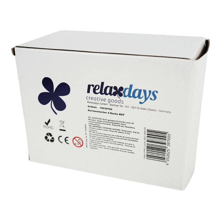 Relaxdays kaartenschudmachine