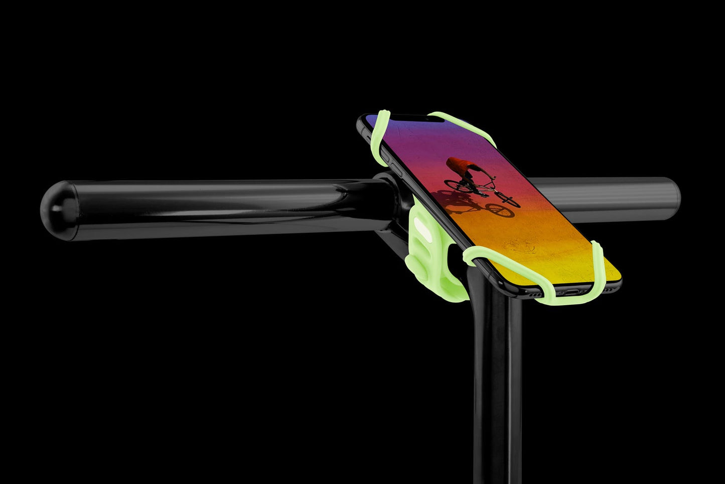 Bonecollection smartphonehouder bike tie pro2 glow in the dark