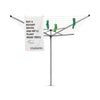 Brabantia topspinner 50m + grondanker - metallic grey