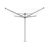 Brabantia lift-o-matic 60m + grondanker + hoes metallic grey - afbeelding 1