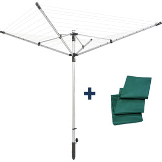 Leifheit 1053955 - droogmolen linolift 500 zwart | 1 stuks
