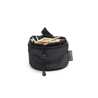 Brabantia wasknijpertasje - compact - 18 x 16 cm - black
