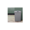 Sunware delta prullenbak 25 liter klepdeksel grijs kunststof 39,7x34,5x56,4cm