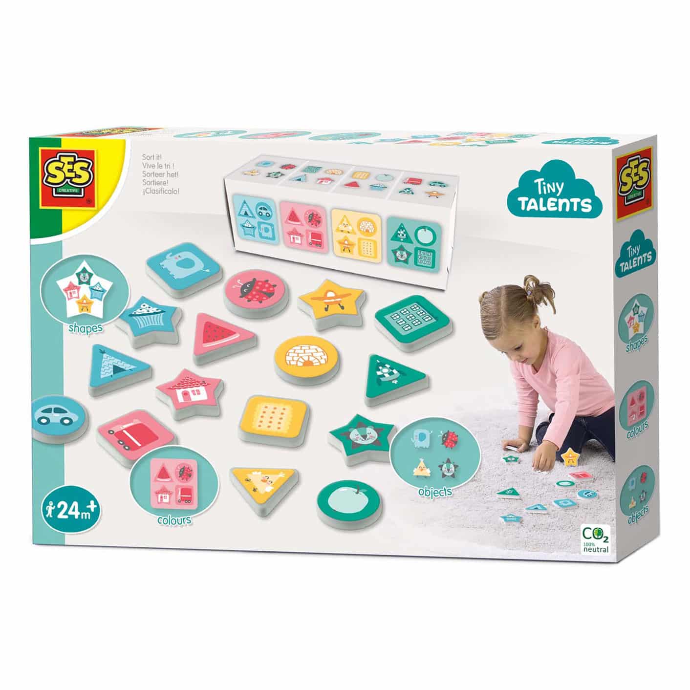 Ses tiny talents sorteer het set