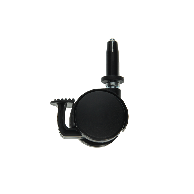 Mack by tente 1058961 - zwenkwiel met enkele wielrem vork pp, met klemhuls 40 mm | 5 stuks