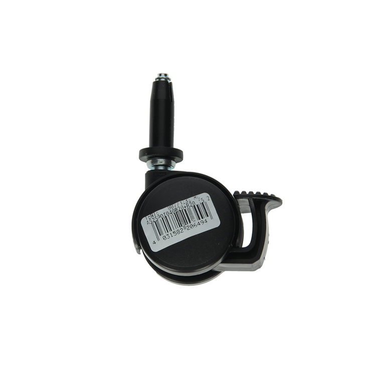 Mack by tente 1058961 - zwenkwiel met enkele wielrem vork pp, met klemhuls 40 mm | 5 stuks