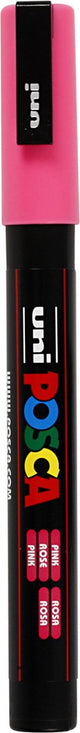 Posca verfstift pc3m f roze