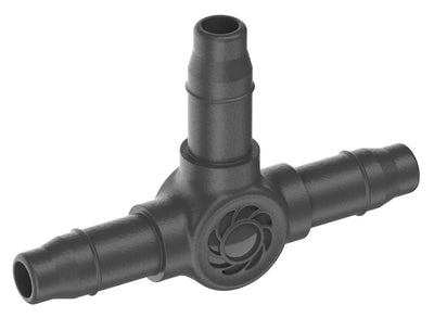 Gardena t-stuk 4,6 mm (3 16 ) verbinding (donkergrijs, 10 stuks)