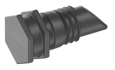 Gardena plug 4,6 mm (3 16 ) sluiting (donkergrijs, 10 stuks)