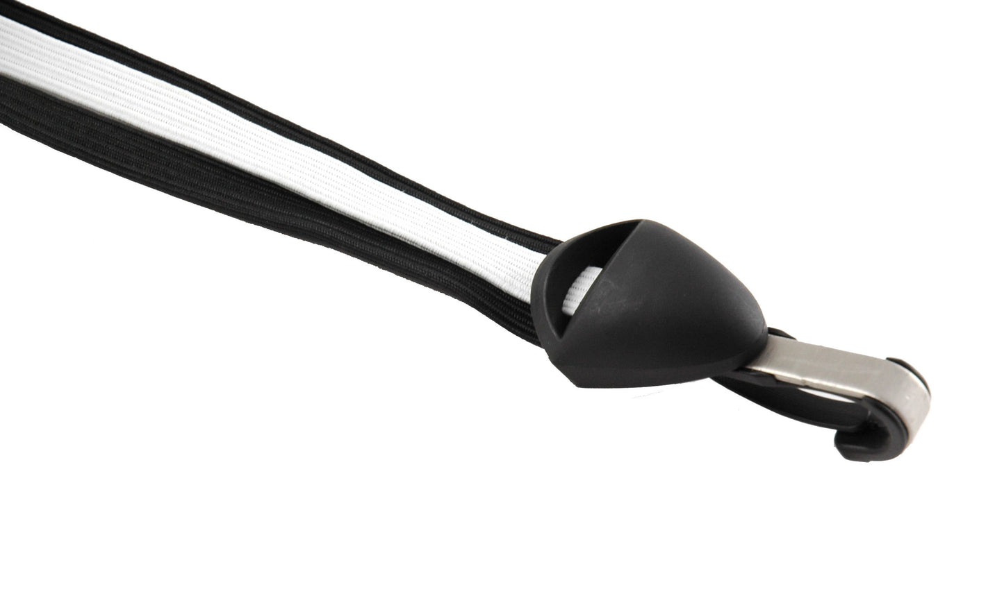 Cordo snelbinder trio haak rvs zwart-wit-zwart