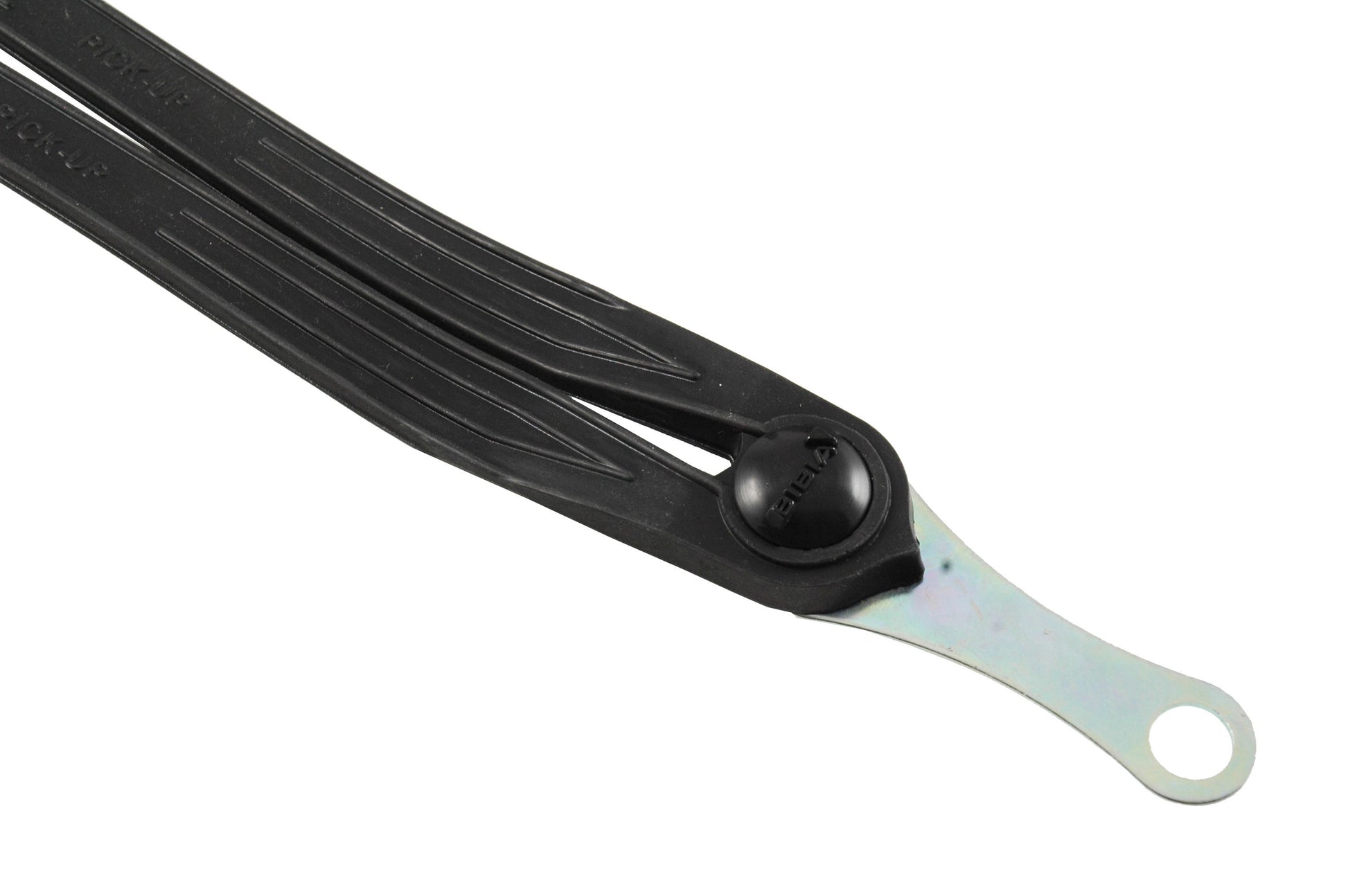 Cordo carrier straps rubber classic black with detachable 12mm axle plates - 132338