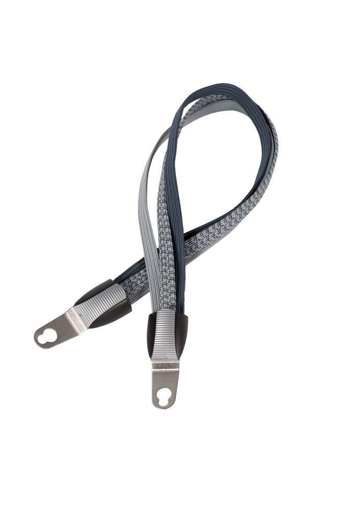 Cordo carrier straps trio gray-blue- silver with removable plates