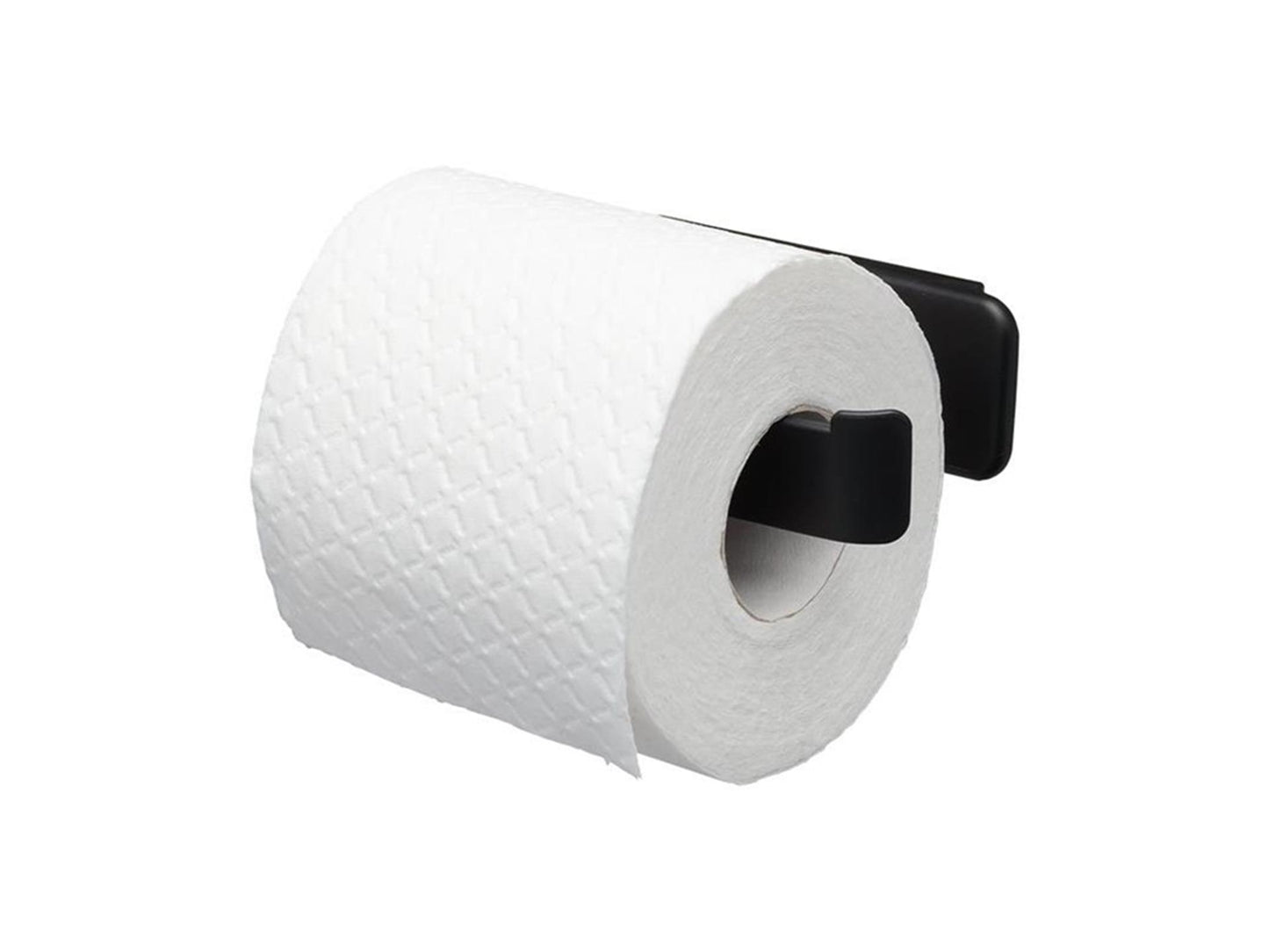 Tiger tess toiletrolhouder zonder klep zwart kunststof