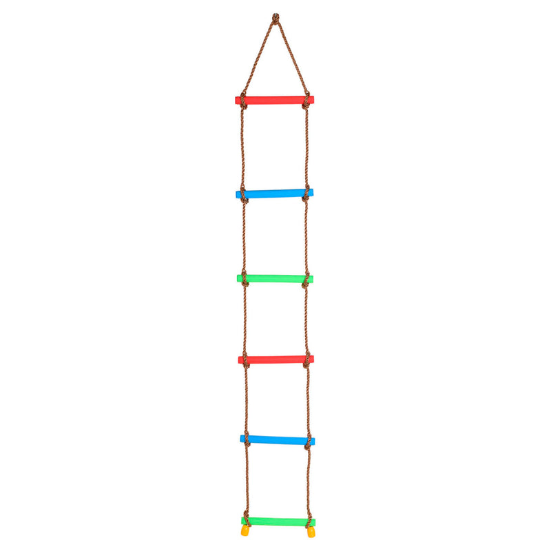 Touwladder met 6 treden, 2mtr.
