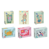 Mini puzzel dieren, 8 puzzelstukjes - afbeelding 1