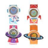 Klaparmband horloge space - afbeelding 1
