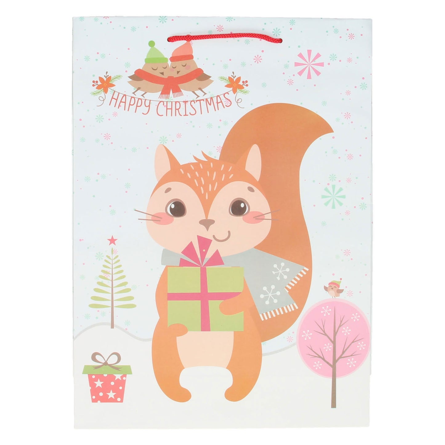 Geschenktas kerst, 34cm