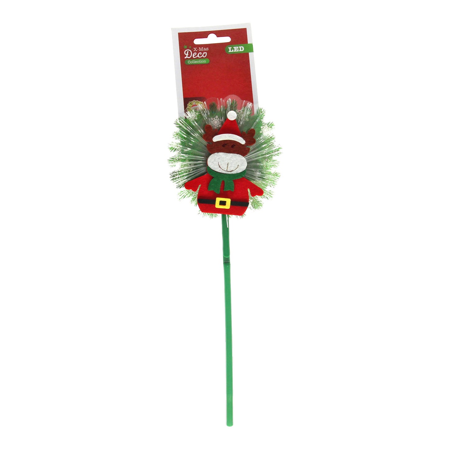 Kerststeker met kerstfiguur led