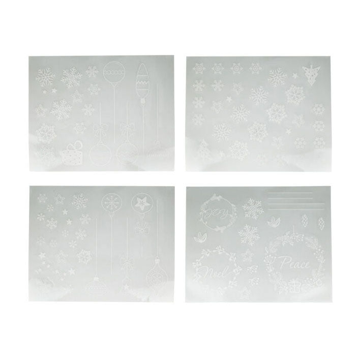 Raamsticker kerst thema