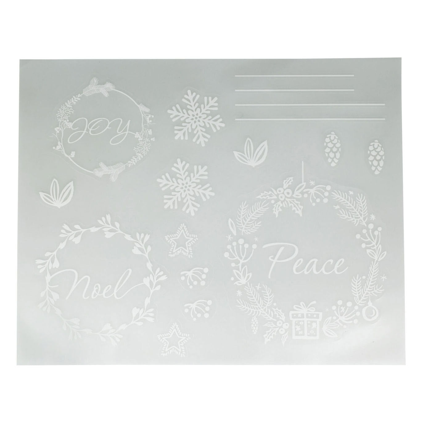 Raamsticker kerst thema