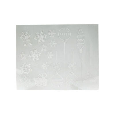 Raamsticker kerst thema