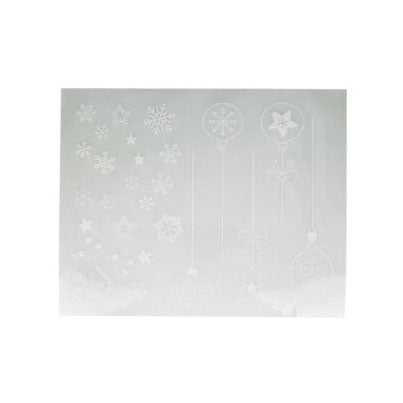 Raamsticker kerst thema
