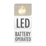 Koopman draadslinger met 15 kerstballetjes led warm white - afbeelding 5