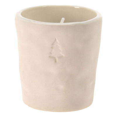 Theelichthouder kerst wit, 12st.