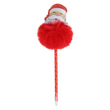 Balpen Kerst met Pompom, 25cm - afbeelding 2