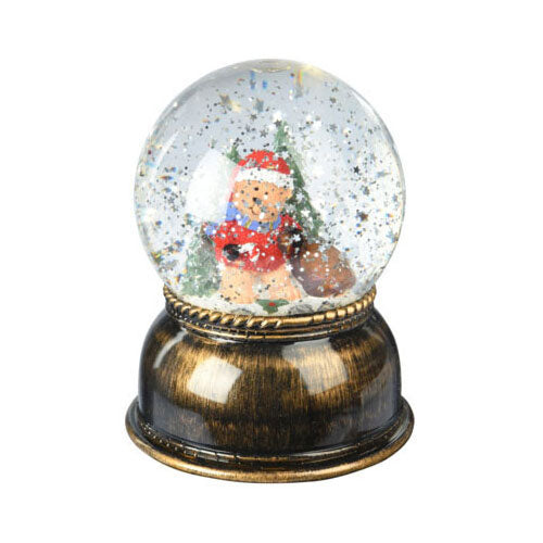 Schudbol kerst met led xl