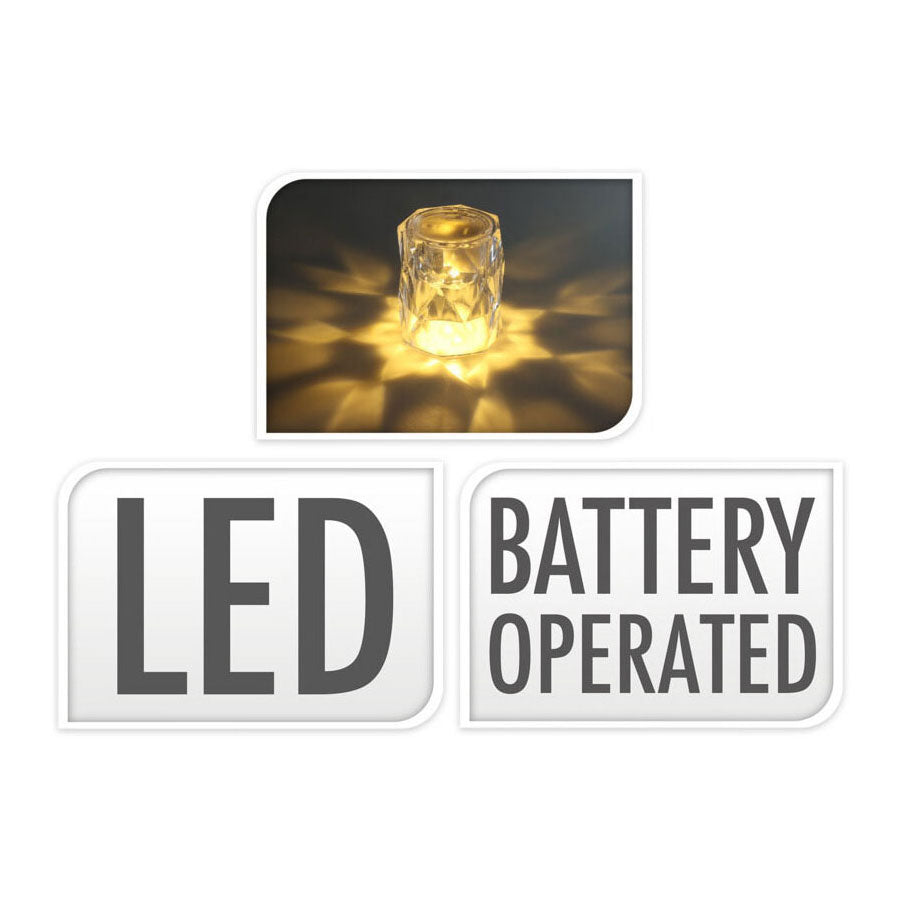 Led theelicht transparant, 12st.