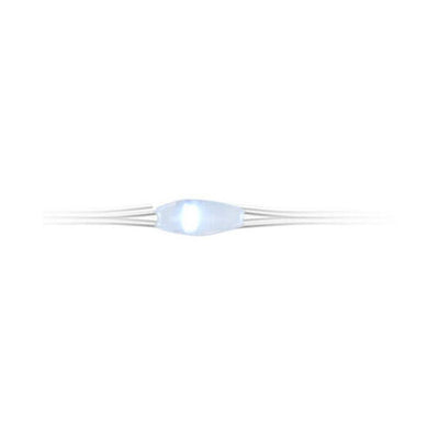 Led lichtsnoer zilverdraad, 195cm - gekleurd