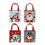 Vilten Kerst Cadeautas, 18cm - afbeelding 1