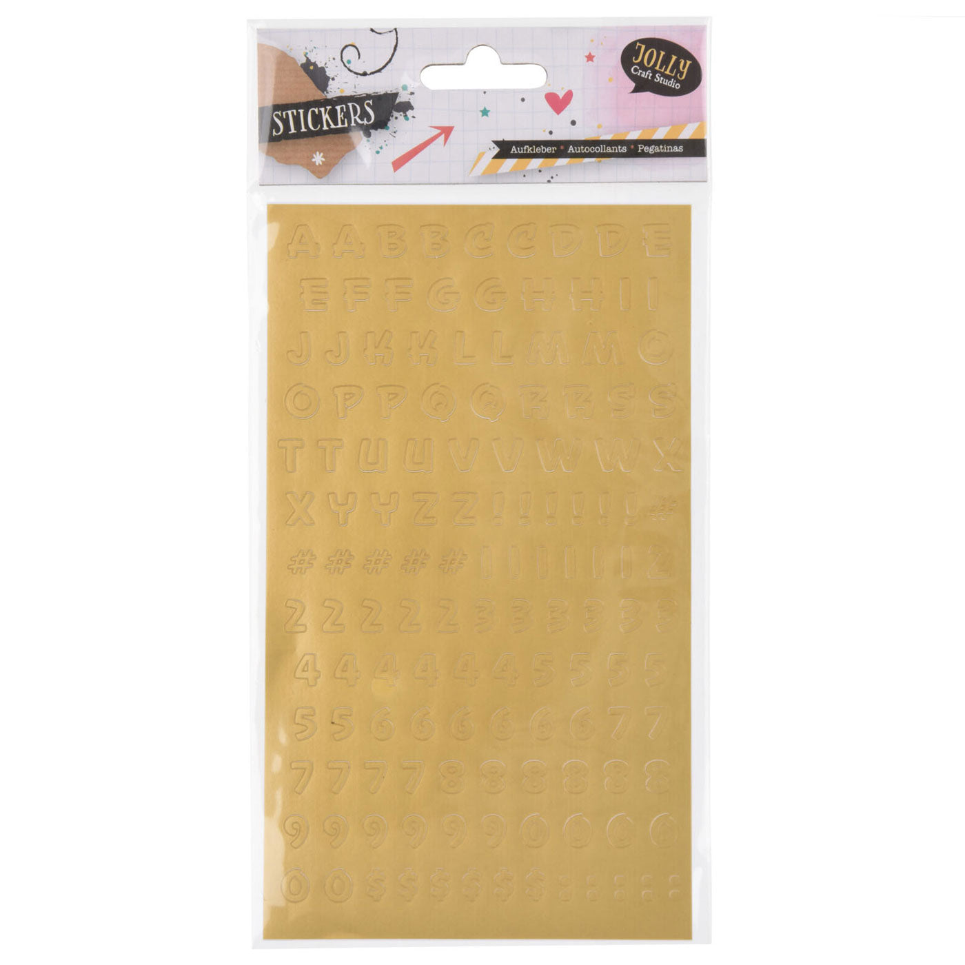 Stickers cijfers en letters