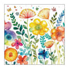 Ambiente servet 25 vibrant spring white