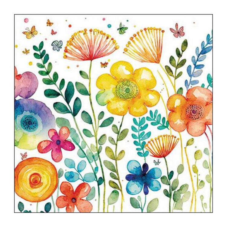 Ambiente servet 33 vibrant spring white fsc mix