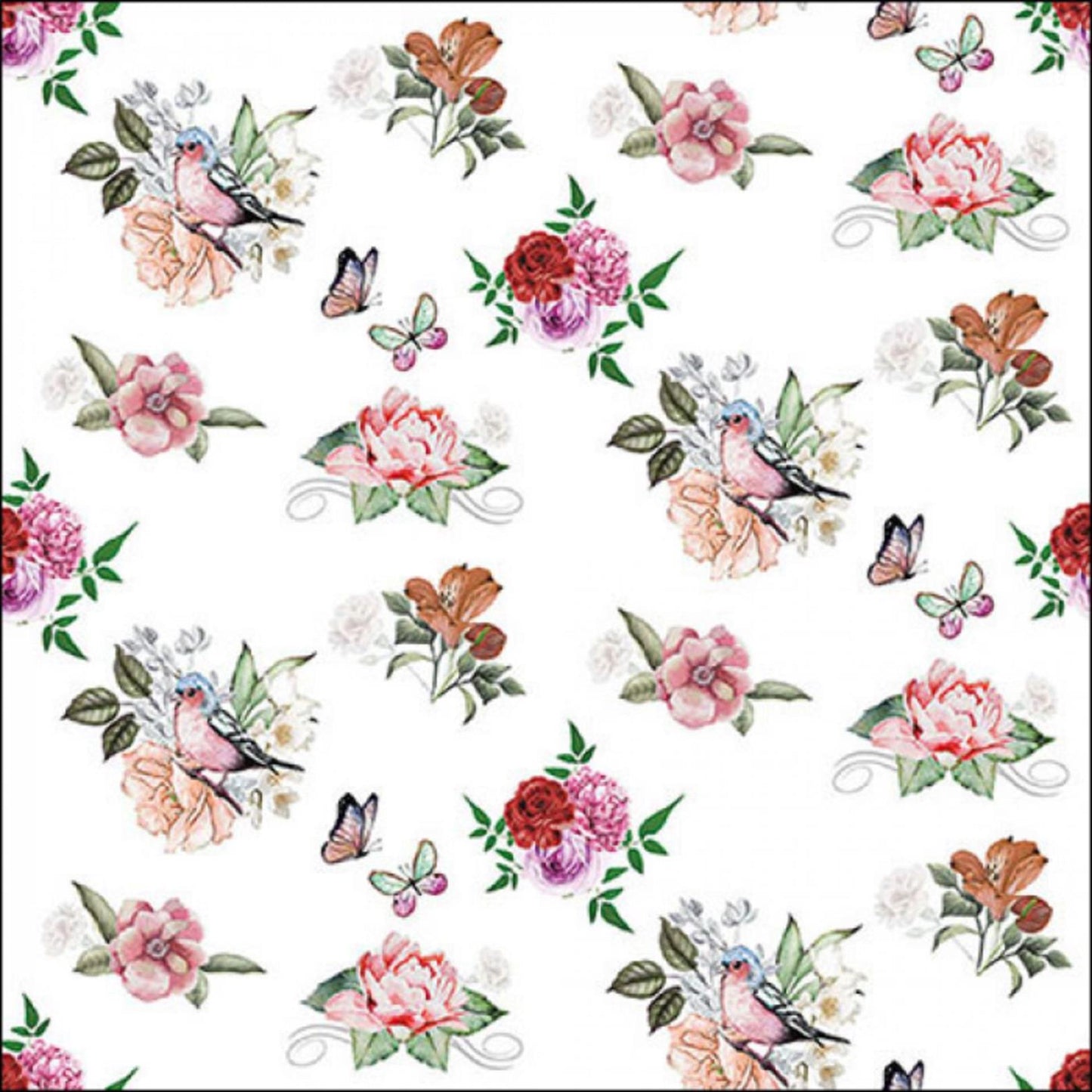 Ambiente servetten charlotte white 33cm