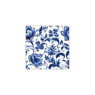 Ambiente servetten 33cm delft blauw florals