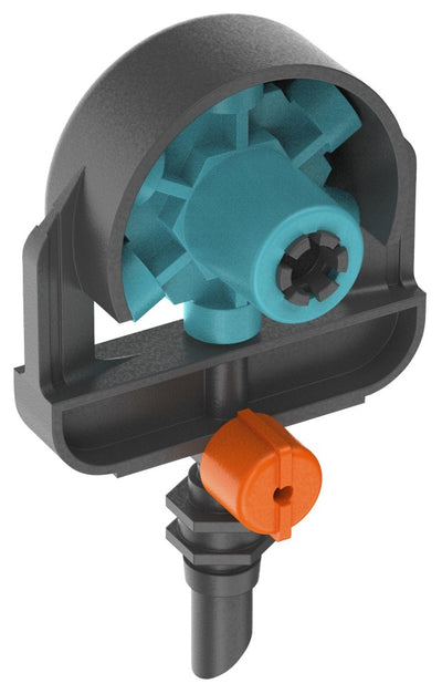 Gardena 6 in 1 sproeier (zwart turquoise)