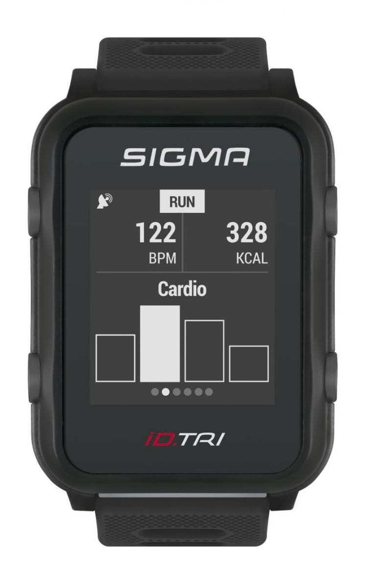 Sporthorloge Sigma iD.TRI Black Set