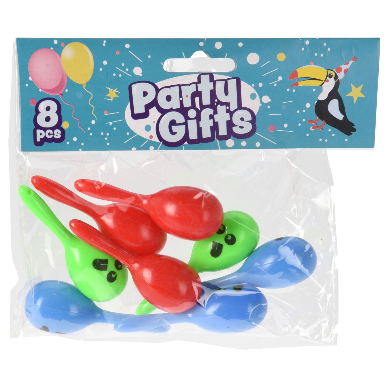 Uitdeelcadeautjes maracas,, 8st.