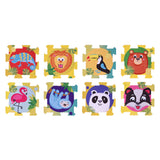 EVA Vloermat Puzzel Dieren, 8st. - afbeelding 1