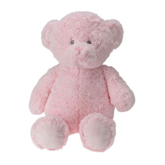Knuffelbeer pluche blauw, 60cm