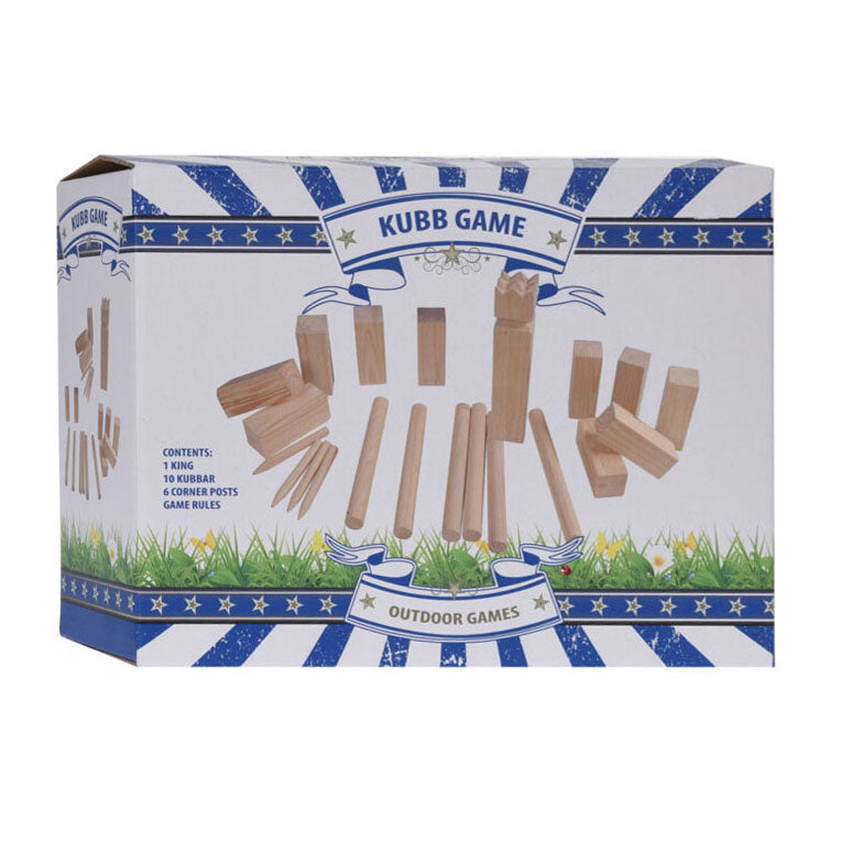 Kubb set hout fsc, 21dlg.