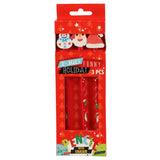 Potlood met gum kerst, 3st. - afbeelding 2