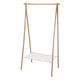 Kledingrek bamboe, 86x57x155cm