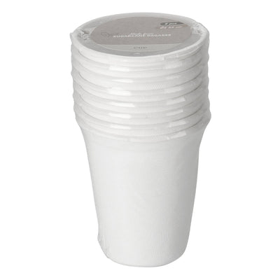 Wegwerpbekers suikerriet 275ml , 8st.