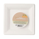 Wegwerpbordjes vierkant 16cm, 8st. - afbeelding 1
