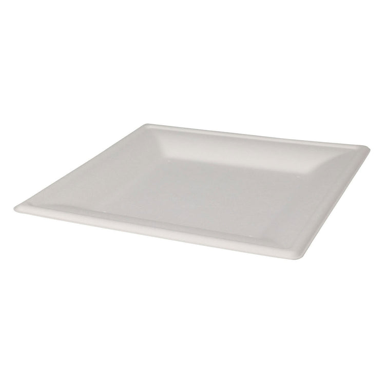 Wegwerpbordjes vierkant 20cm, 8st.